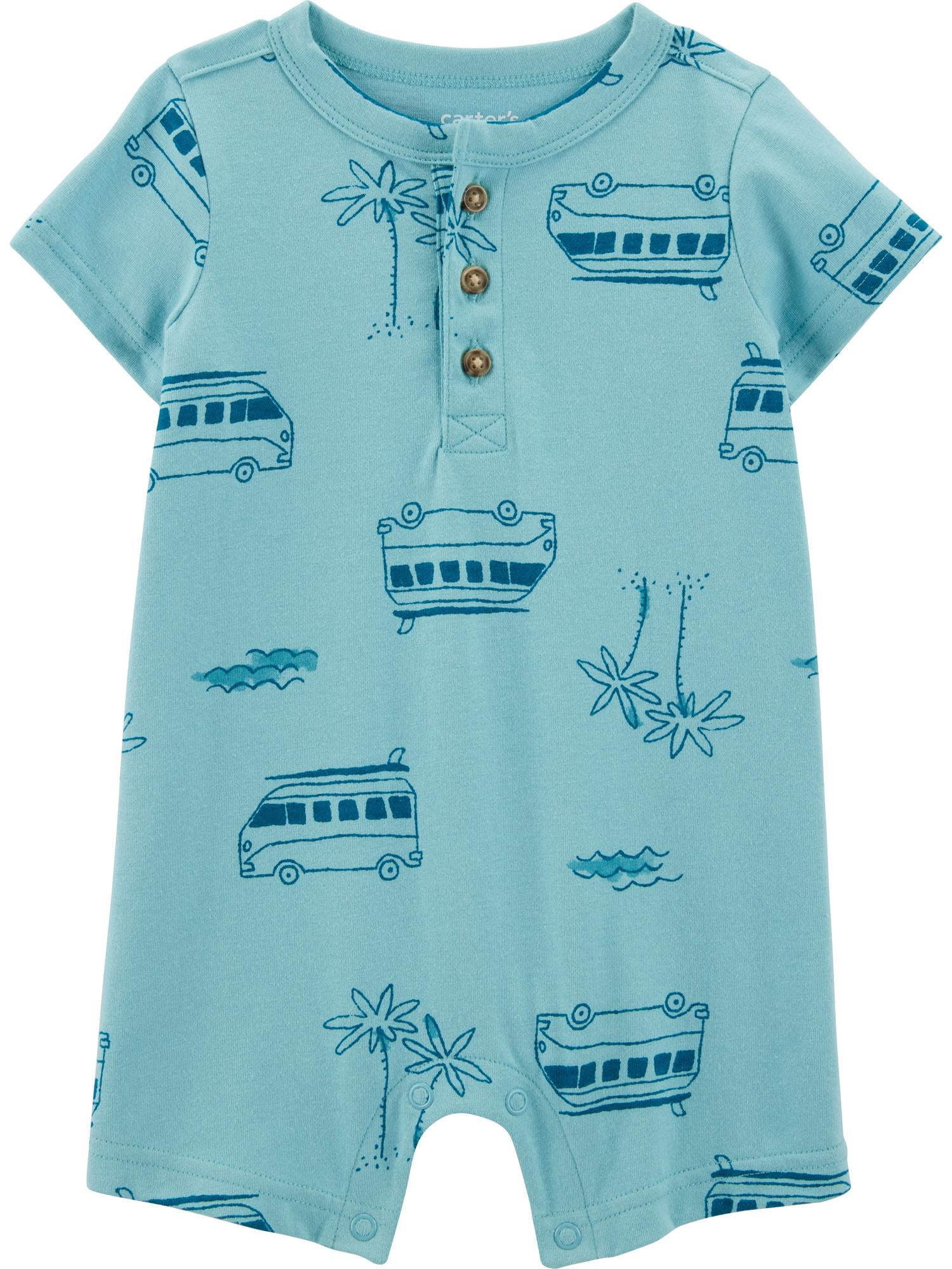 Carter's Child of Mine Baby Boy Romper, Sizes 0/3-24 Months