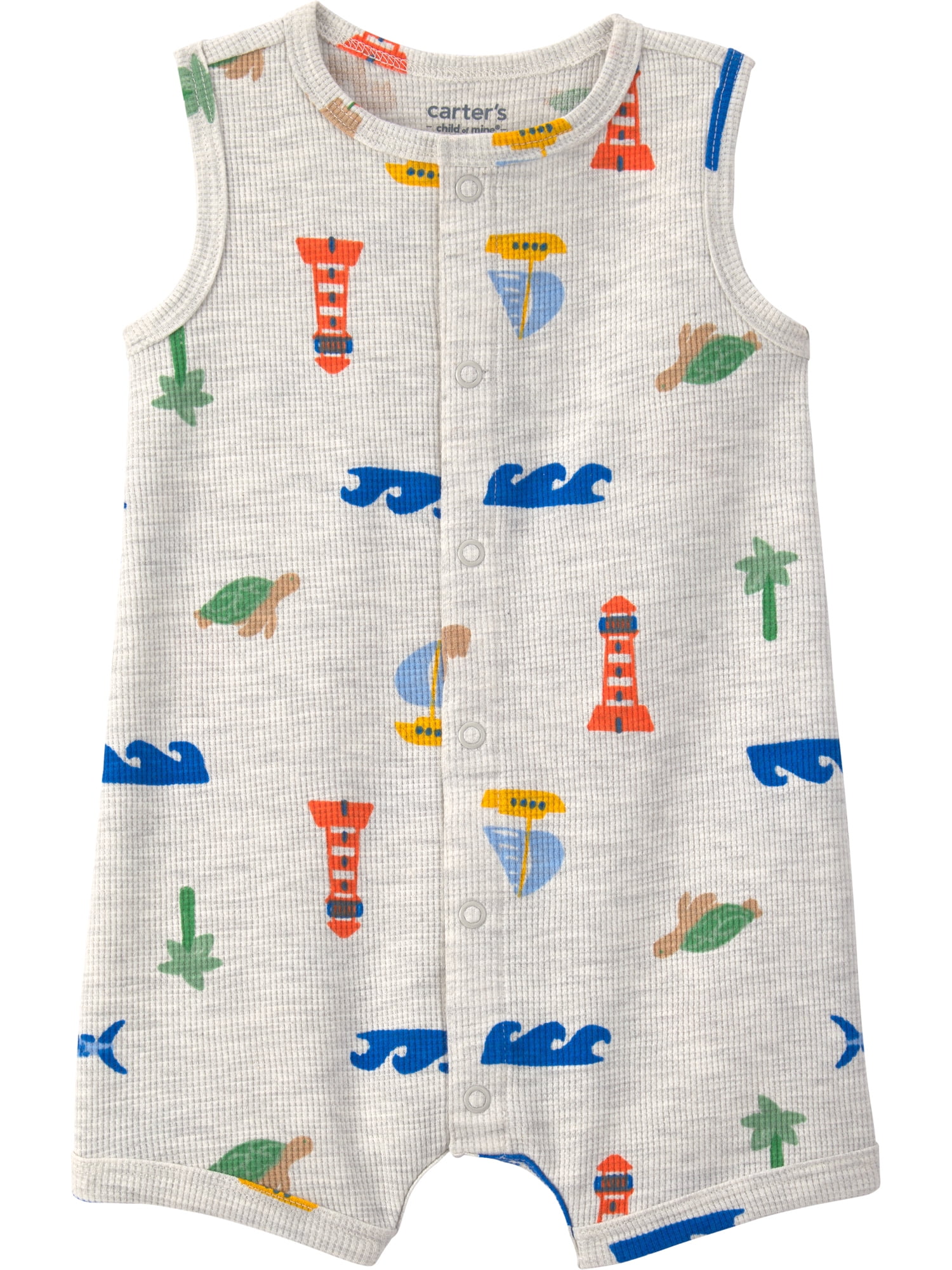 Carter's Child of Mine Baby Boy Romper, Sizes 0/3-24 Months