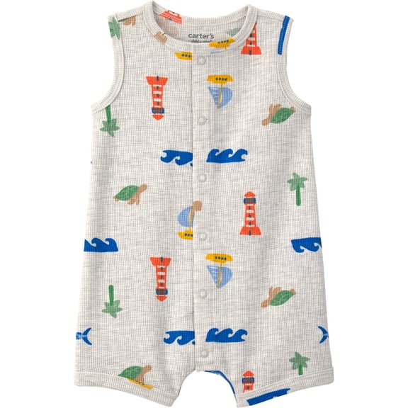 Carter's Child of Mine Baby Boy Romper, Sizes 0/3-24 Months