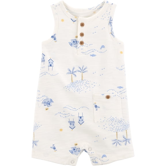 Carter's Child of Mine Baby Boy Romper, Sizes 0/3-24 Months