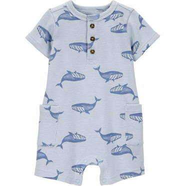Carter's Child of Mine Baby Boy Romper, Sizes 0/3-24 Months