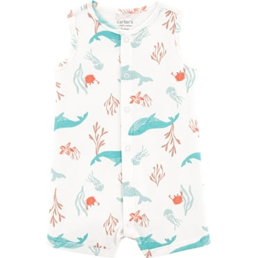 Carter's Child of Mine Baby Boy Romper, Sizes 0/3-24 Months