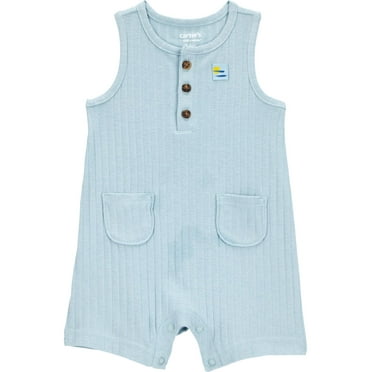 Carter's Child of Mine Baby Boy Romper, Sizes 0/3-24 Months