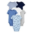thumbnail image 1 of Carter's Child of Mine Baby Boy Short Sleeve Bodysuits, 6-Pack, Sizes Preemie-24 Months, 1 of 9