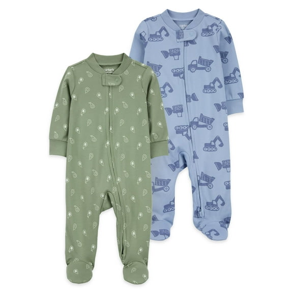 Carter's Child of Mine Baby Boy Sleep N Play, 2-Piece, Sizes Preemie-6/9 Months
