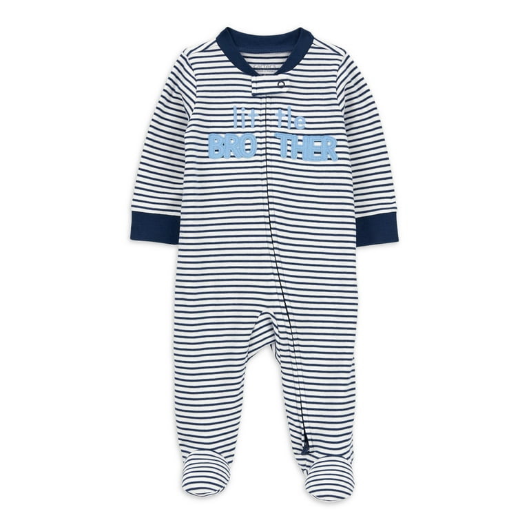 Carter s Child of Mine Baby Boy Sleep n Play One Piece Sizes Preemie 6 9 Months Walmart