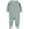 Actual Color: Green/Gray Stripe, Clothing Size: Newborn