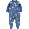 Actual Color: Blue/Beige Bear, Clothing Size: 0-3 Months