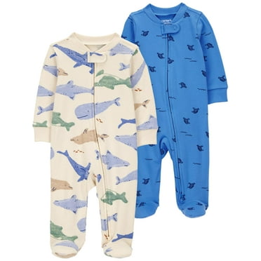 Carter's Child of Mine Baby Boy Sleep 'n Play, 2-Pack, Sizes Preemie-6/9 Months