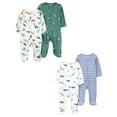thumbnail image 1 of Carter's Child of Mine Baby Boy, Sleep 'n Play, 4-Pack, Sizes Preemie-6/9 months, 1 of 8