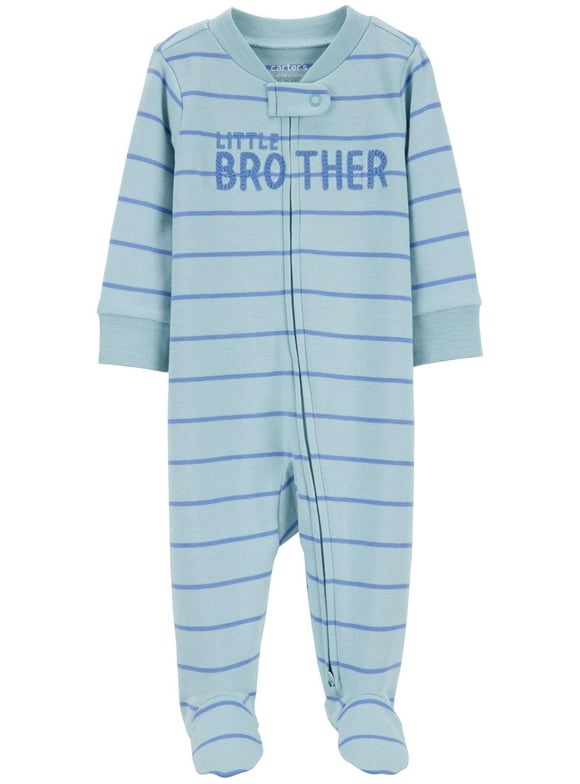 Baby Cotton One Piece Sleep N Play, Sizes Preemie-6/9 Months