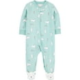 thumbnail image 1 of Carter's Child of Mine Baby Cotton One Piece Sleep N Play, Sizes Preemie-6/9 Months, 1 of 5