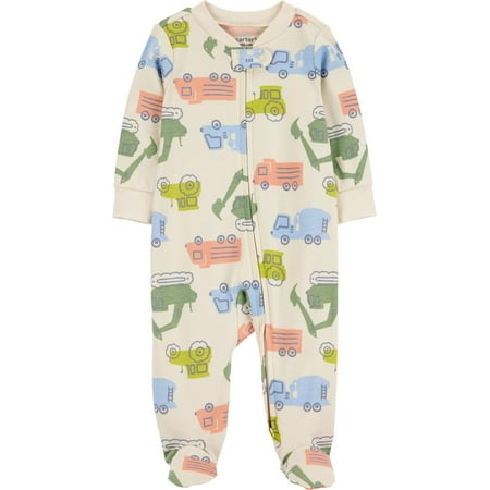 Carter's Child of Mine Baby Cotton One Piece Sleep N Play, Sizes Preemie-6/9 Months