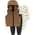 thumbnail image 1 of Carter's Child of Mine Baby and Toddler Boy Vest Outfit Set, 3-Piece, Sizes 0/3-24 Months, 1 of 9