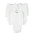 thumbnail image 1 of Carter's Child of Mine Baby Boy or Girl Gender Neutral Long Sleeve Bodysuits, 3-Pack, 1 of 5