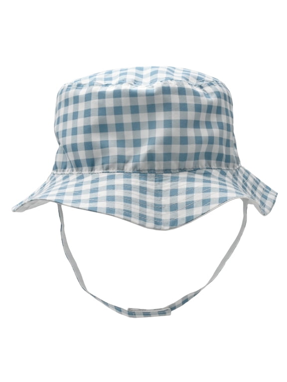 Baby Boy Sun Hat, Wide Brim Bucket Hat, 0-18 Months