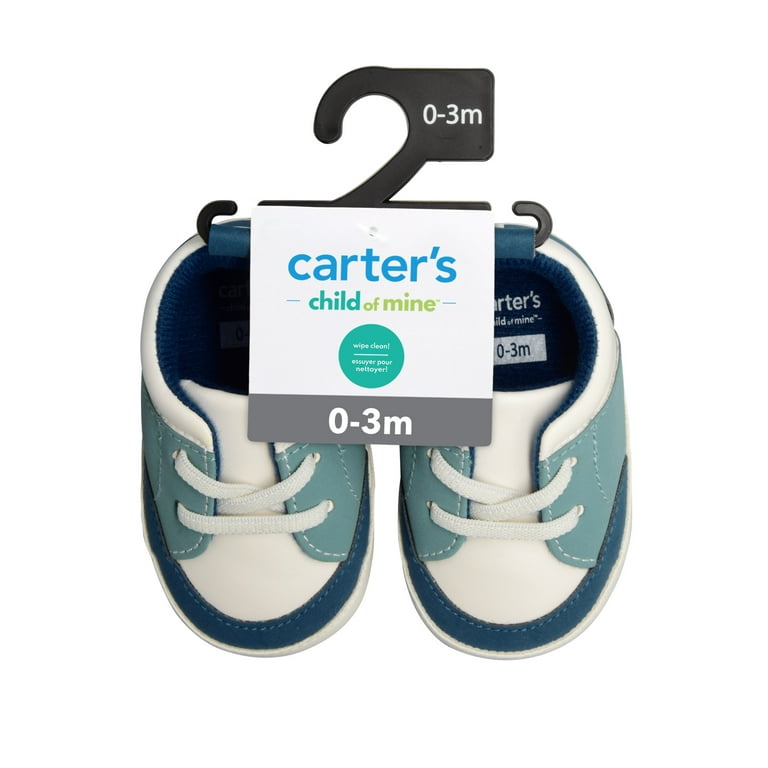 Carter s Child of Mine Baby Boys Colorblock Sneakers Sizes Newborn 3 Months Walmart