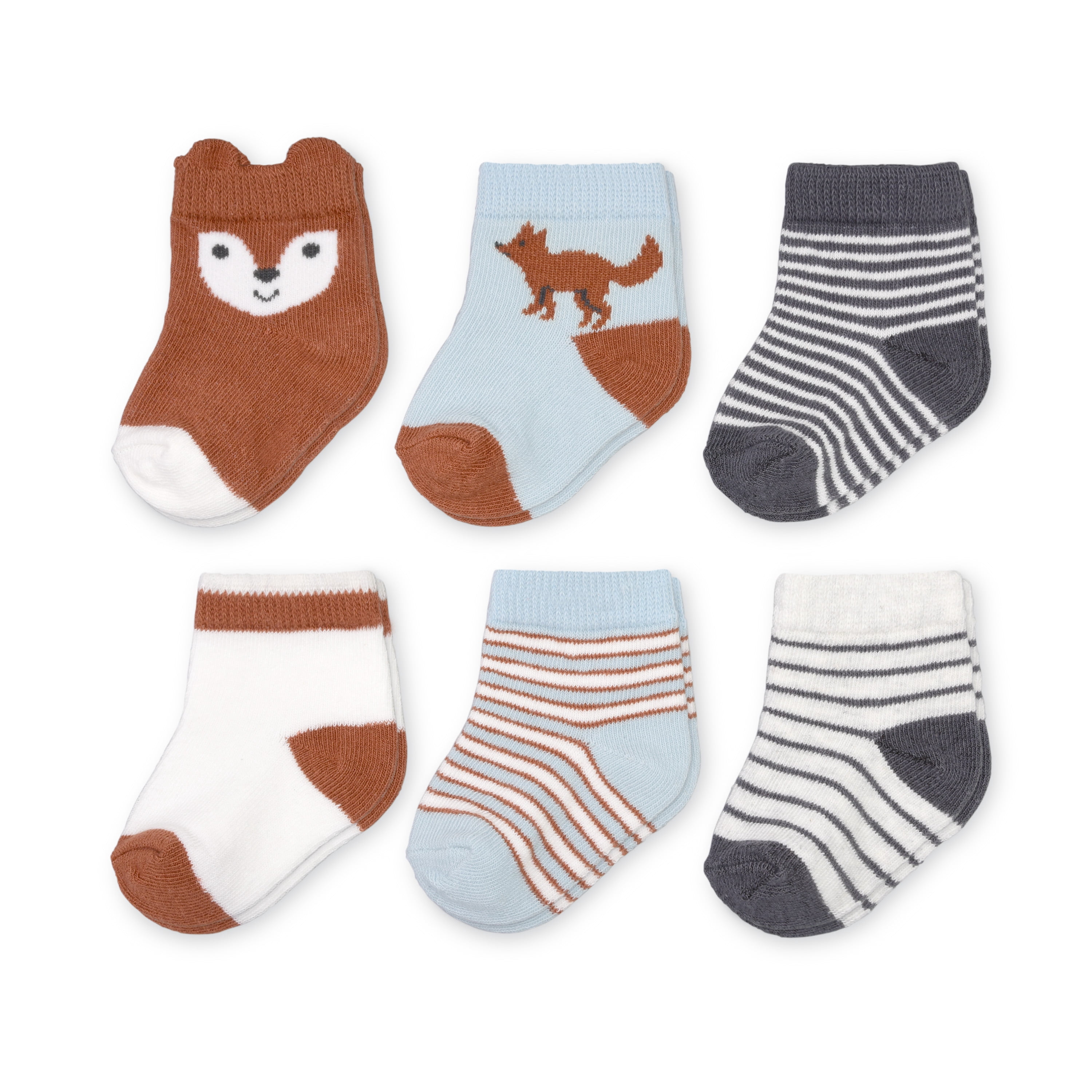 Carter’s 6pk Baby Boy Animals Socks