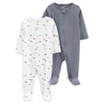 thumbnail image 1 of Carter's Child of Mine Baby Boys Safari Sleep N Play Set, 2-Pack, Sizes 0 Months - 9 Months, 1 of 3