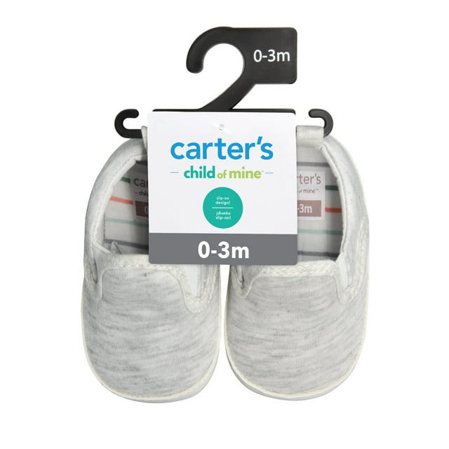 Carter’s Child of Mine Baby Boys Slipon Sneakers, Sizes Newborn3