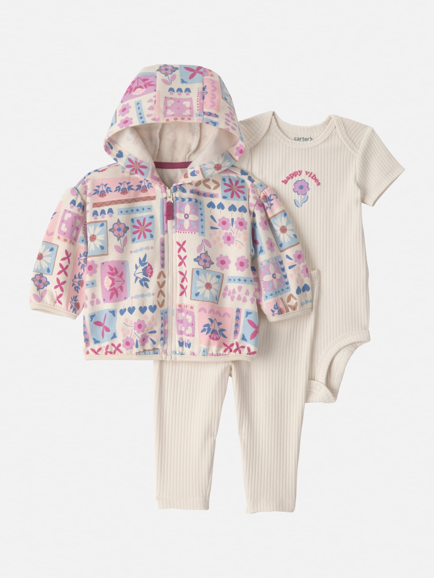 Carter's Child of Mine Baby Cardigan Set, 3-Piece, Sizes 0/3 Months-24 Months