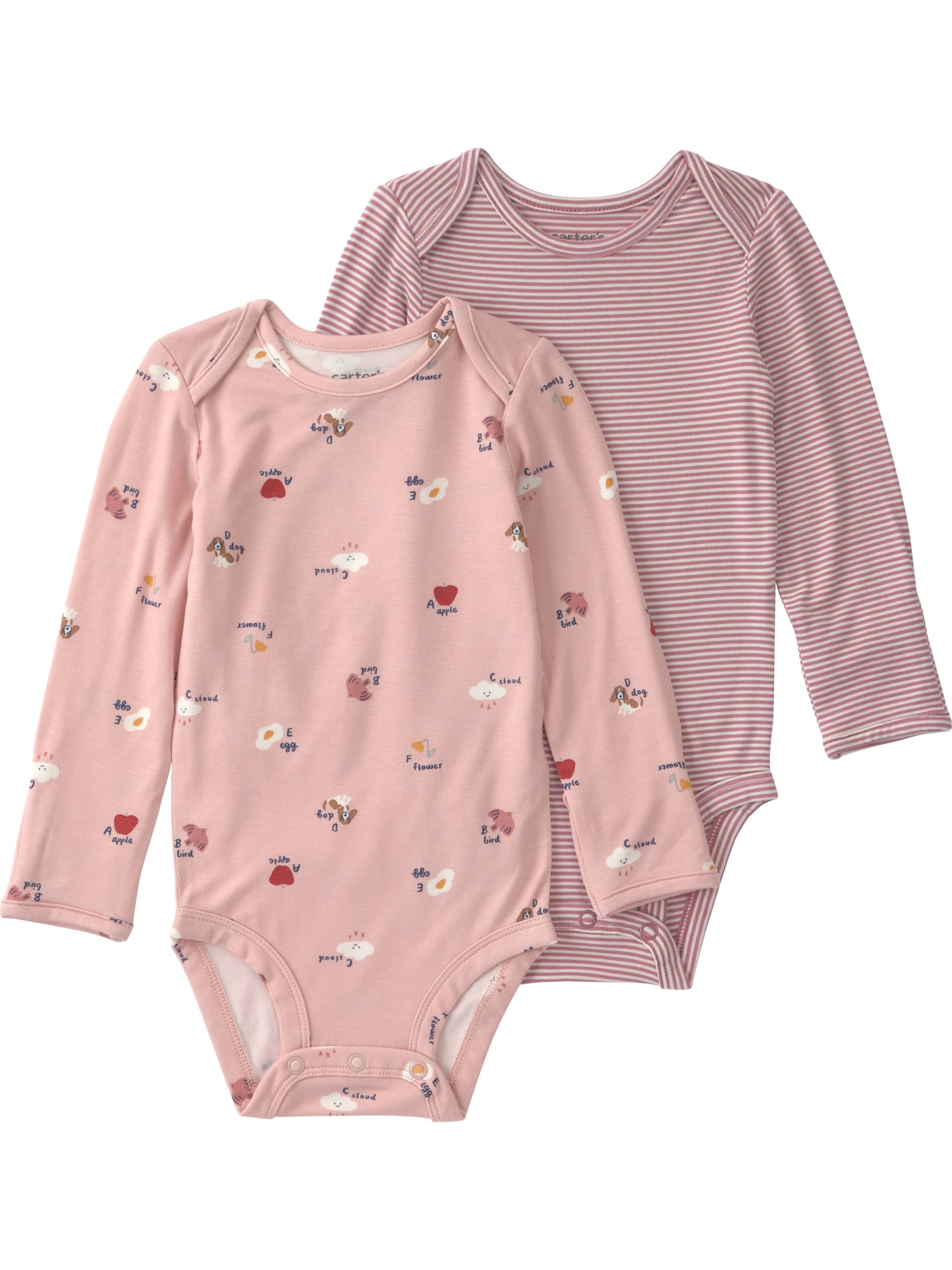 Carter's Child of Mine Baby ComfySoft Bodysuit, 2-Pack, Sizes Preemie-18 Months