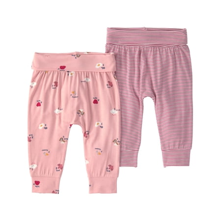 Carter's Child of Mine Baby ComfySoft Pants, 2-Pack, Sizes Preemie-18 Months