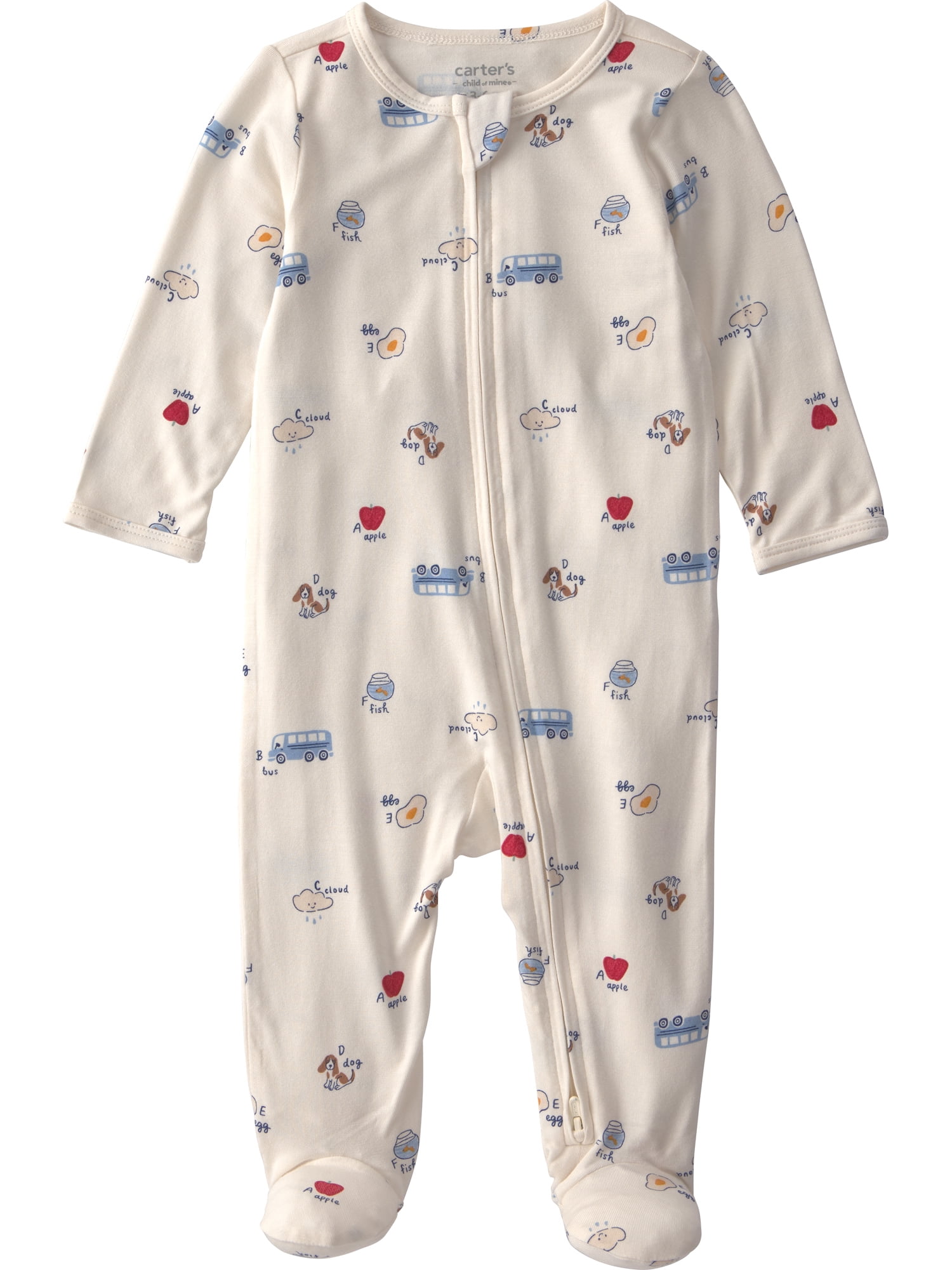 Carter's Child of Mine Baby ComfySoft Sleep 'N Play, Sizes Preemie-6/9 Months