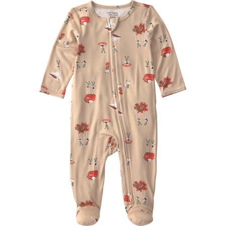 Carter's Child of Mine Baby ComfySoft Thanksgiving Sleep 'N Play, Sizes, Preemie-6/9 Months