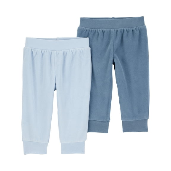Carter's Child of Mine Baby Fleece Pants, 2-Pack, Sizes Preemie-18 Months