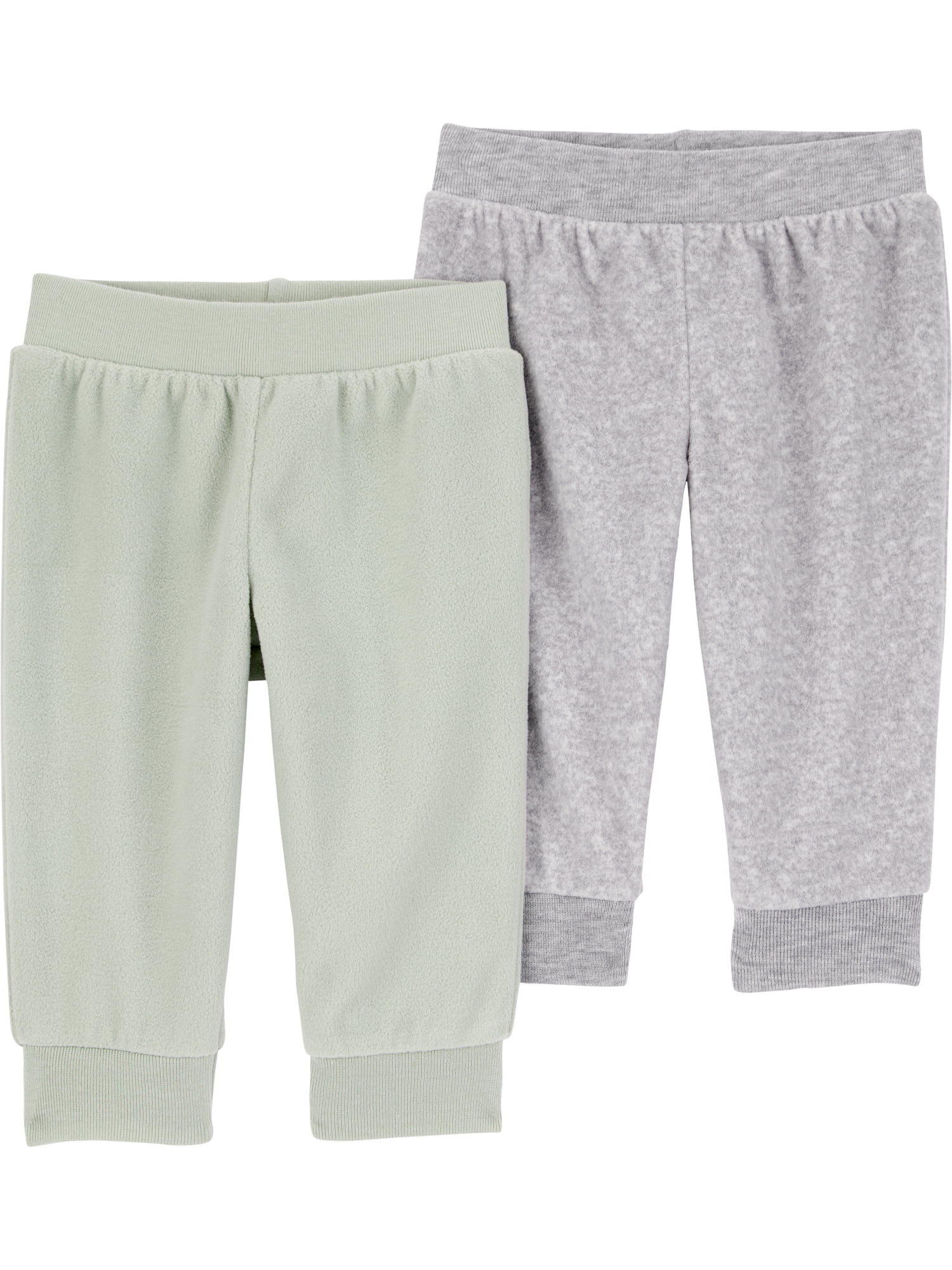 Carter's Child of Mine Baby Fleece Pants, 2-Pack, Sizes Preemie-18 Months