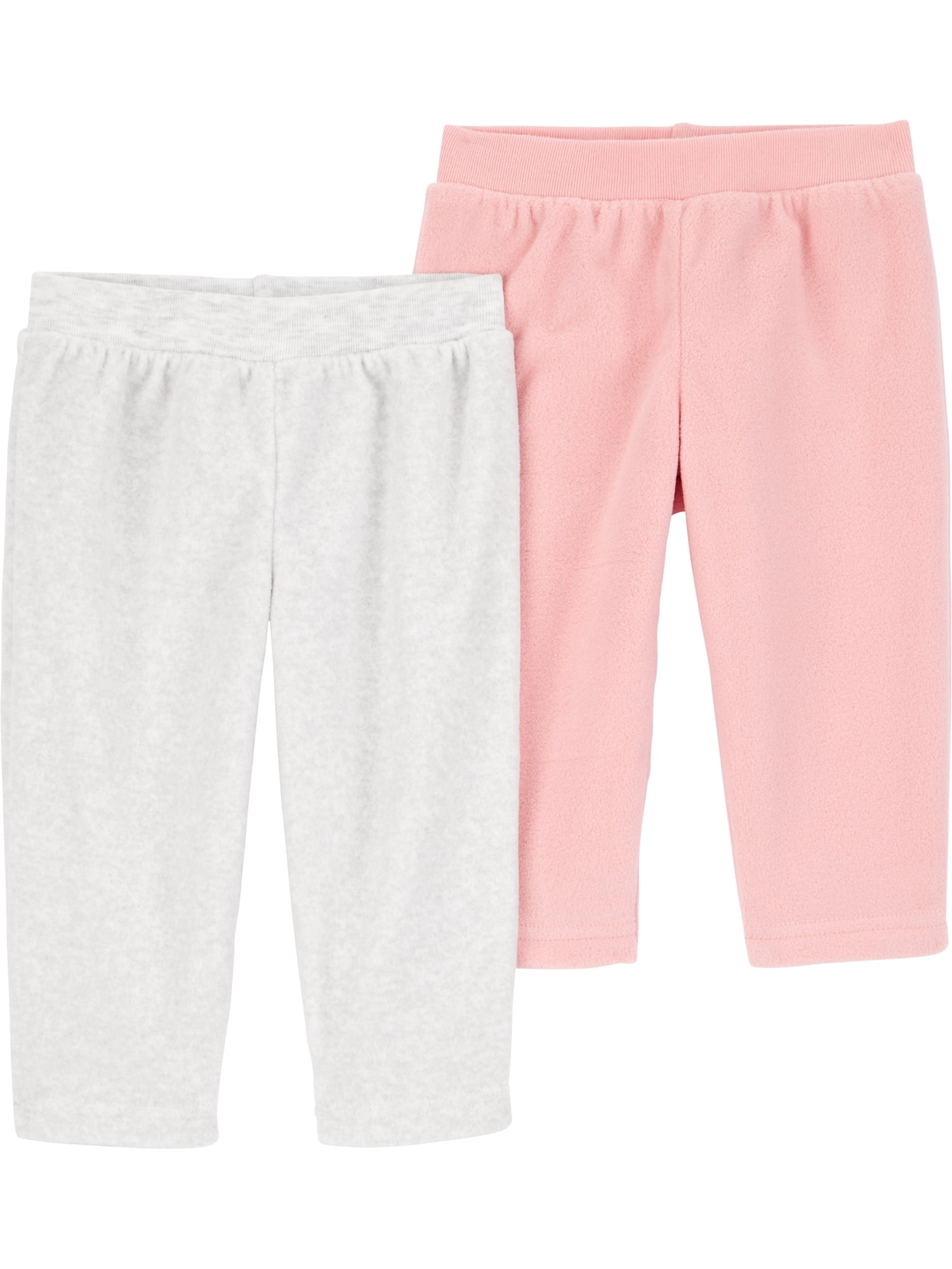 Carter's Child of Mine Baby Fleece Pants, 2-Pack, Sizes Preemie-18 Months