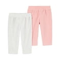 thumbnail image 1 of Carter's Child of Mine Baby Fleece Pants, 2-Pack, Sizes Preemie-18 Months, 1 of 6