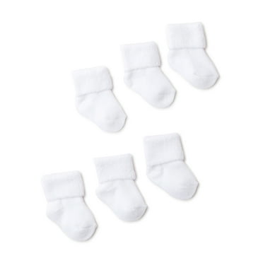 Carter's Child of Mine Baby Folded Cuff Terry Socks, Sizes Newborn-6 Months