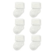 Carter's Child of Mine Baby Boys' & Girls' Folded Cuff Terry Socks