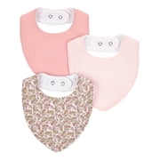 Carter's Child of Mine Baby Girl Bibs, 3-Pack, One Size