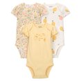 thumbnail image 1 of Carter's Child of Mine Baby Girl Bodysuit, 3-Pack, Sizes Preemie-18 Months, 1 of 6