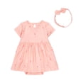 thumbnail image 1 of Carter's Child of Mine Baby Girl ComfySoft Dress Set, 2-Piece Sizes Preemie-6/9 Months, 1 of 7