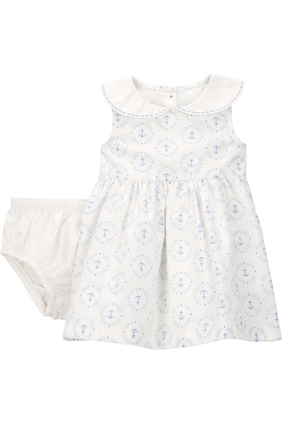 Baby Girl Dress Set, 2-Piece, Sizes 0/3-24 Months