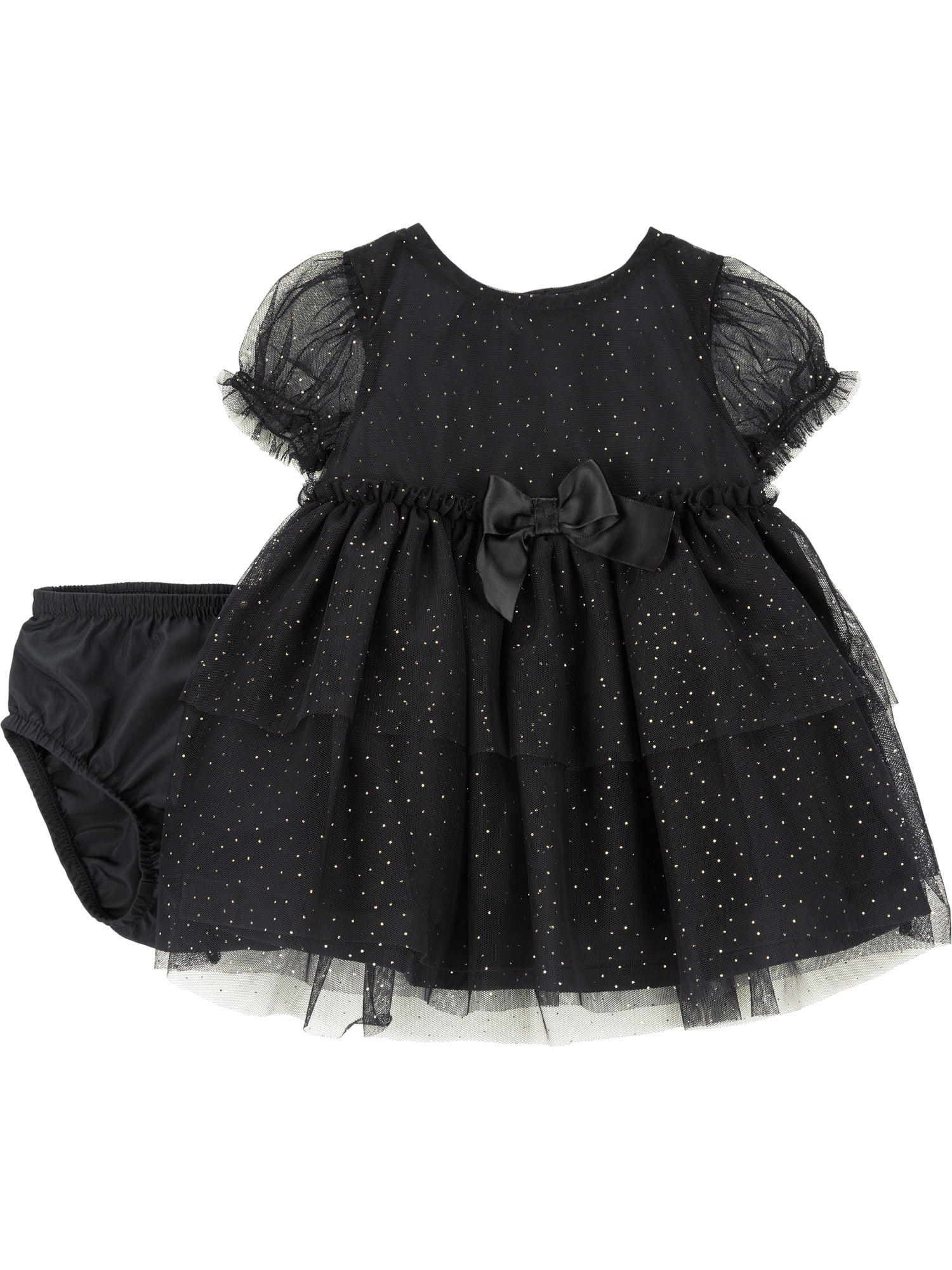 0 3 month black dress Newborn Baby Girl Dresses Clothes For 0-3 Month Set Party Birthday Dre –  mqtime main image 0