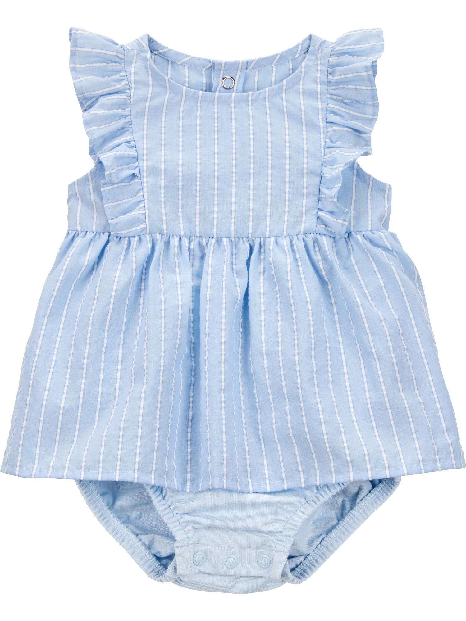 carters blue gingham dress Carters, lined checked cotton dress, blue mark back hem, FUC, size 5, L:  62cm – DaisyChainClothing