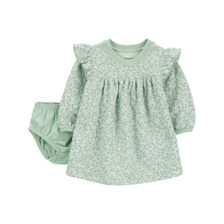 Carter's Child of Mine Baby Girl Dress Set, 2-Piece, Sizes 0/3-24 Months