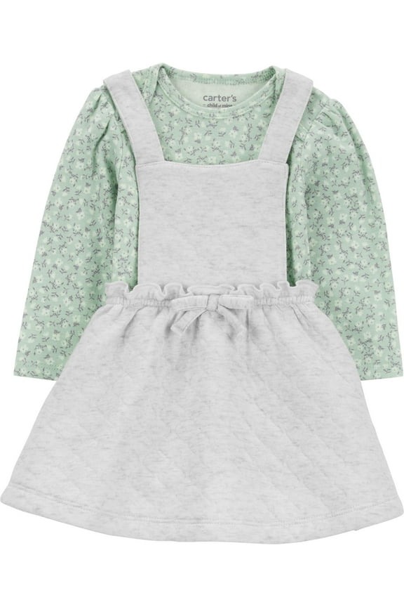 Baby Girl Dress Set, 2-Piece, Sizes 0/3-24 Months