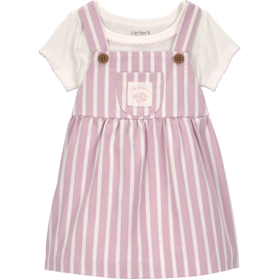 Carter's Child of Mine Baby Girl Dress Set, 2-Piece, Sizes 0/3-24 Months