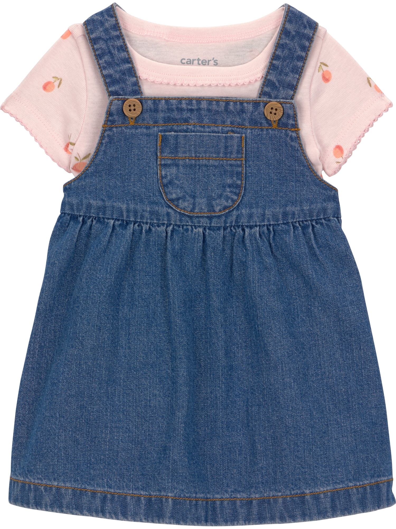 Carter's Child of Mine Baby Girl Dress Set, 2-Piece, Sizes 0/3-24 Months