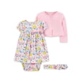 thumbnail image 1 of Carter's Child of Mine Baby Girl Dress Set, 3-Piece, Preemie-24 Months, 1 of 3