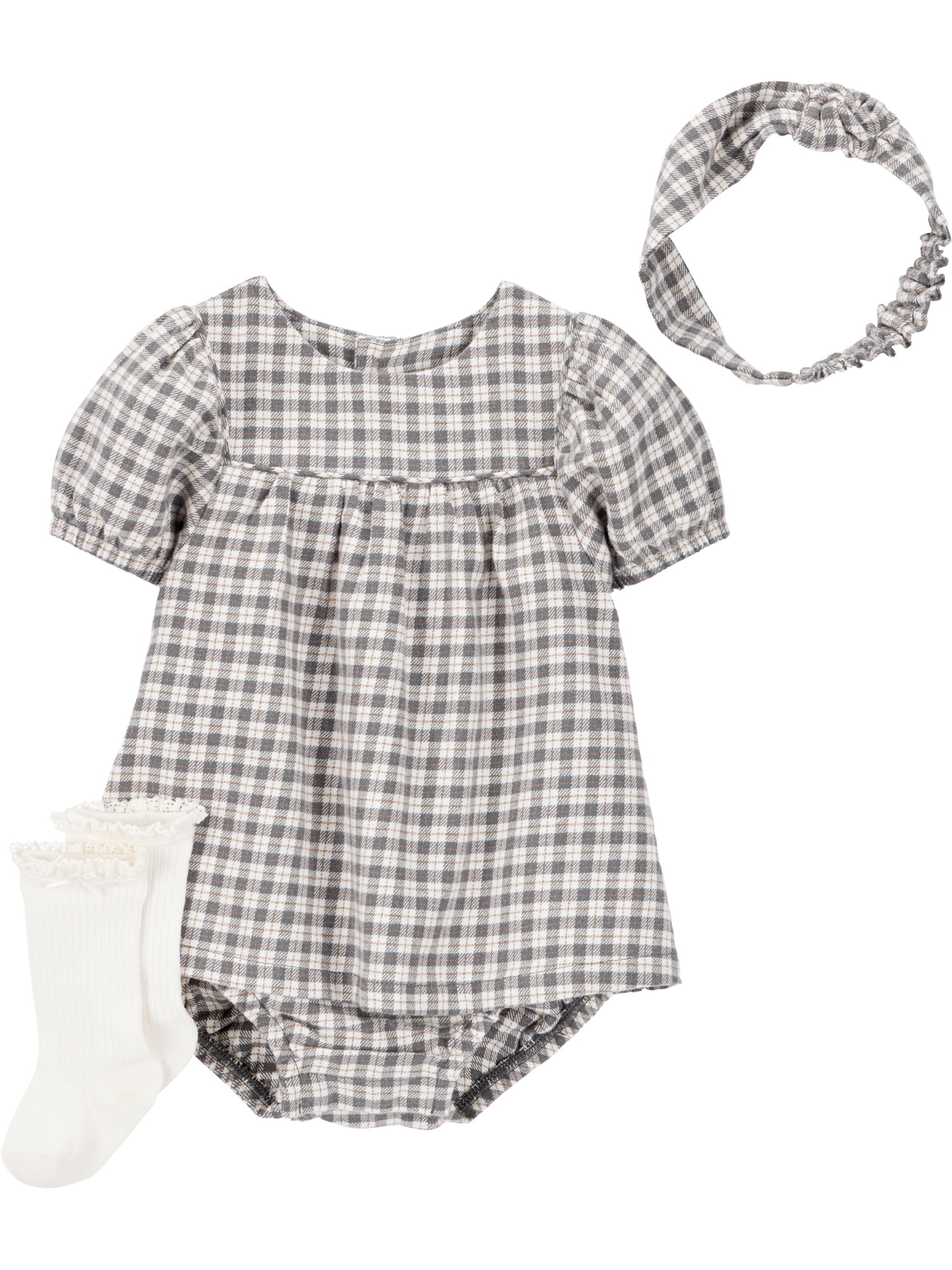 Carter's Child of Mine Baby Girl Dress Set, 3-Piece, Sizes 0/3-24 Months