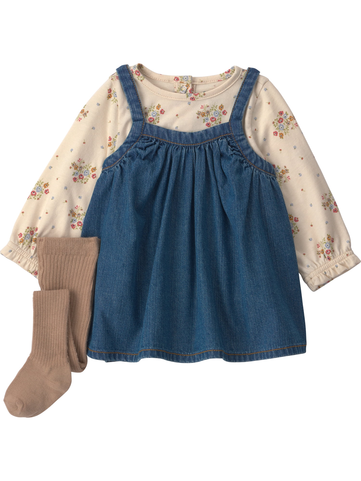 Carter's Child of Mine Baby Girl Dress Set, 3-Piece, Sizes 0/3-24 Months