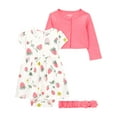 thumbnail image 1 of Carter's Child of Mine Baby Girl Dress Set, 3-Piece, Sizes Newborn-24 Months, 1 of 6
