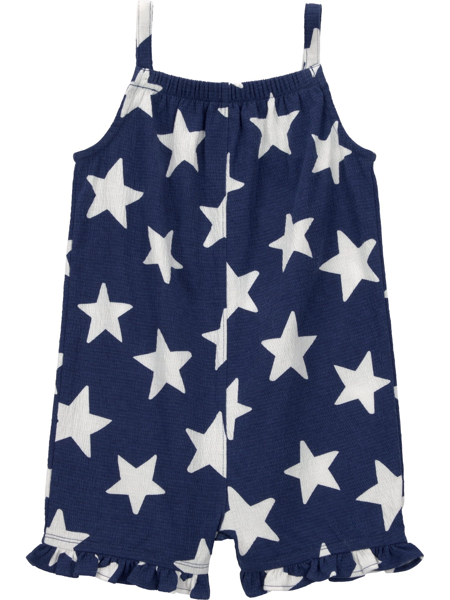 Baby and Toddler Girl Patriotic Americana Americana Romper, Sizes 12M-5T
